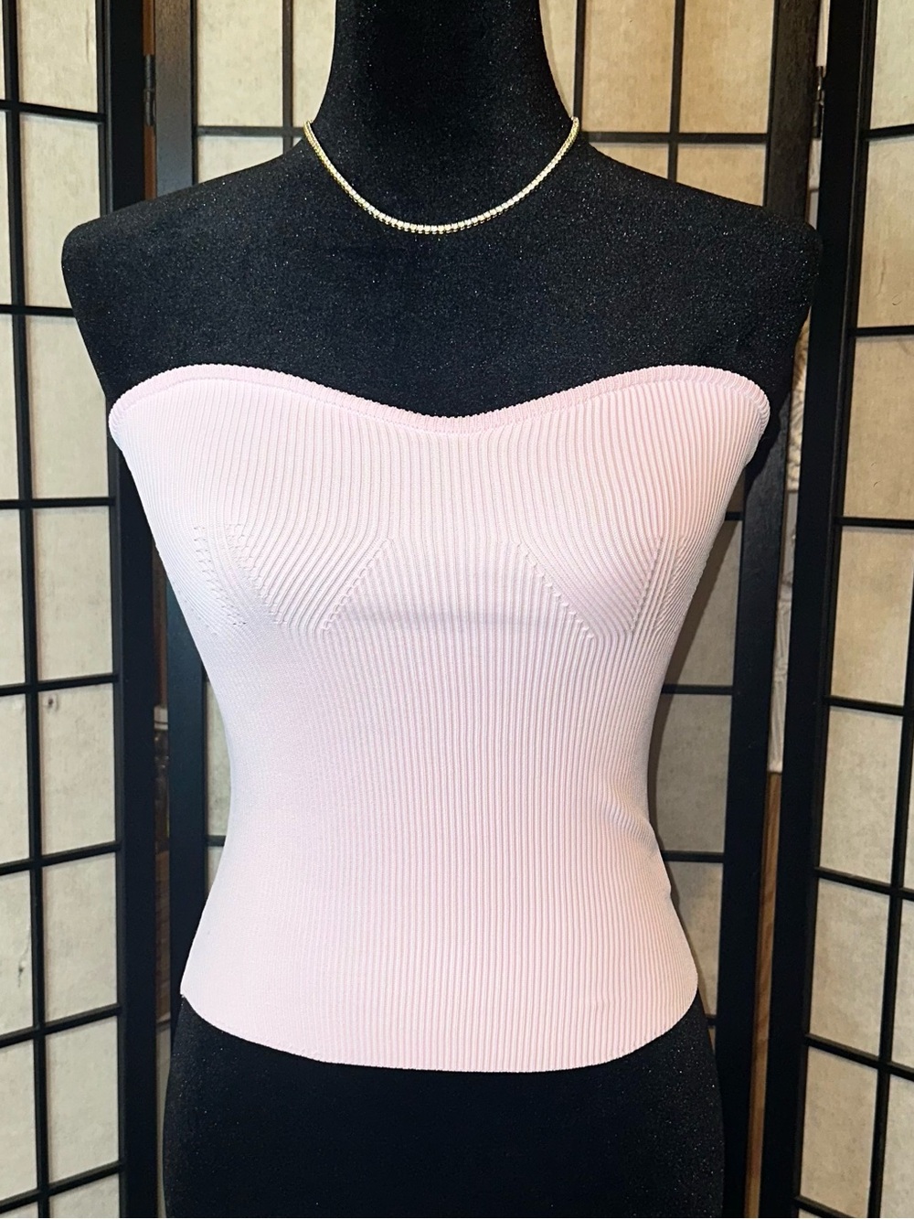 ENDLESS ROSE Strapless Ribbed Tube Top - Picture 2 of 7